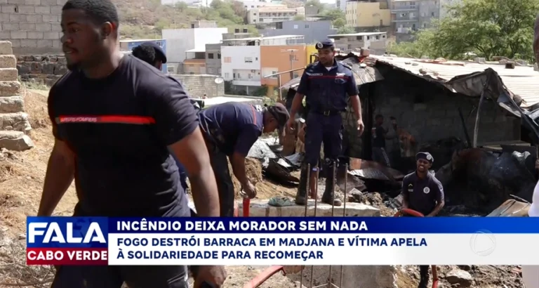 INCÊNDIO DEIXA MORADOR SEM NADA