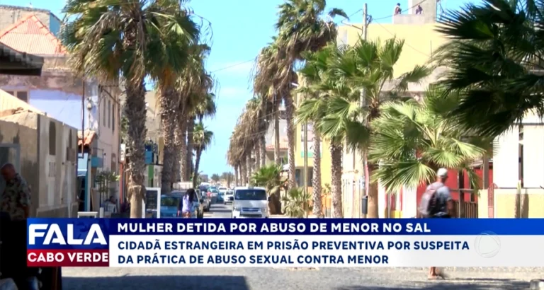 MULHER DETIDA POR ABUSO DE MENOR NO SAL