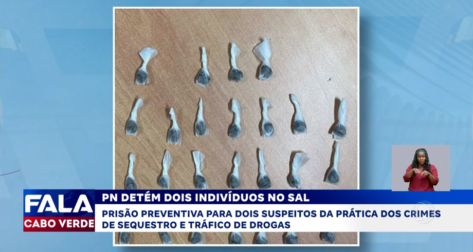PN DETÉM DOIS INDIVÍDUOS NO SAL