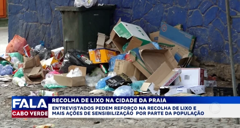 RECOLHA DE LIXO NA CIDADE DA PRAIA