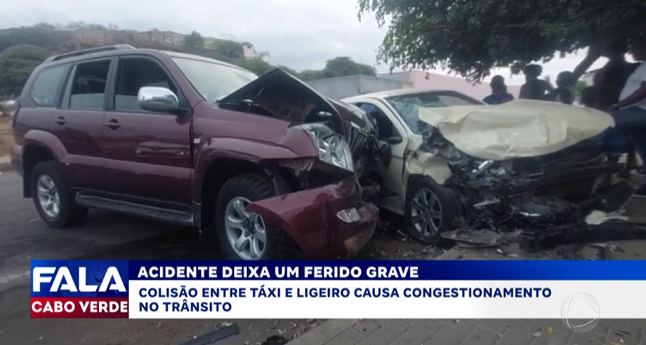 Acidente no Paiol deixa um ferido grave