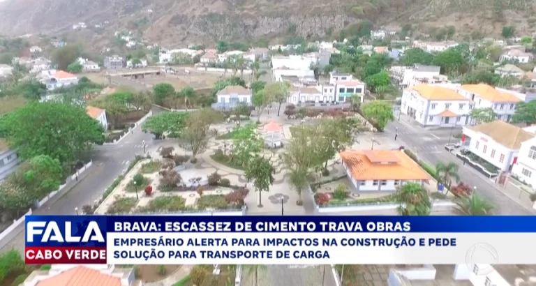 Escassez de cimento paralisa obras na ilha Brava