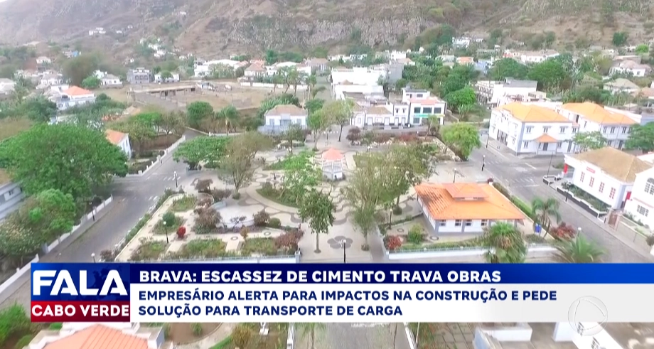 Escassez de cimento paralisa obras na ilha Brava