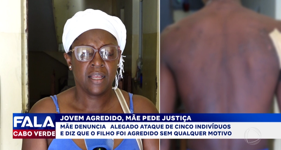 Jovem é agredido por cinco indivíduos e mãe clama por justiça