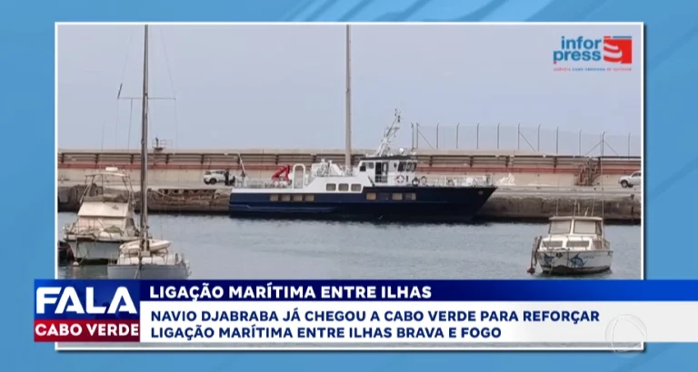 Novo navio reforça ligação marítima entre ilhas Brava e Fogo