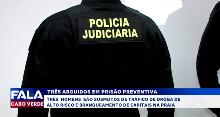 Três homens detidos por tráfico de drogas de alto risco e braqueamento de capitais