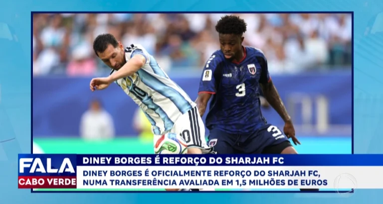 Diney Borges assina pelo Sharjah FC por 1,5 milhões de euros