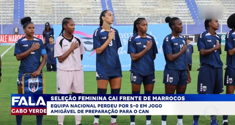 Seleção Feminina de Cabo Verde sofre derrota frente a Marrocos