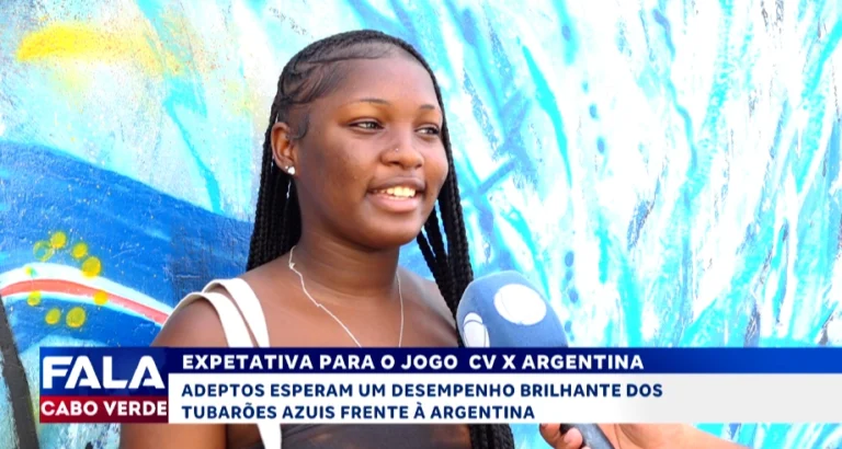 Expetativa para o jogo Cabo Verde x Argentina