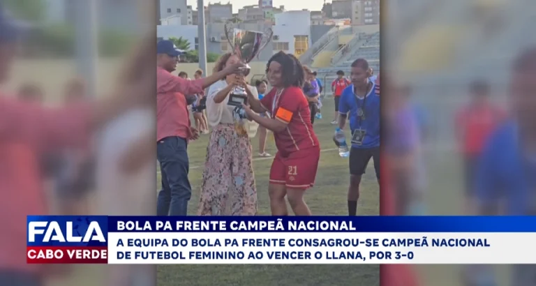 Bola pa Frente campeã Nacional de Futebol