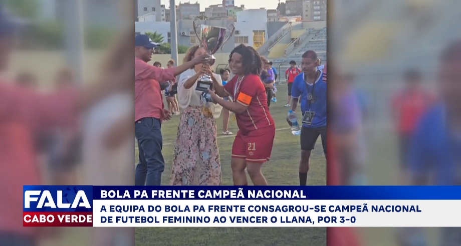 Bola pa Frente campeã Nacional de Futebol