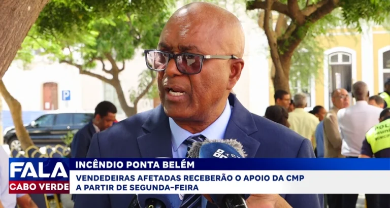 Apoio às vendedeiras afetadas no incêndio em Ponta Belém