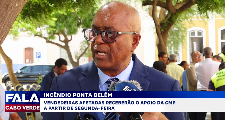Apoio às vendedeiras afetadas no incêndio em Ponta Belém