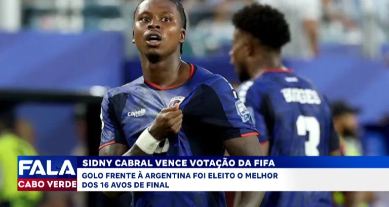 Sidny Cabral vence votação da FIFA com golaço frente à Argentina