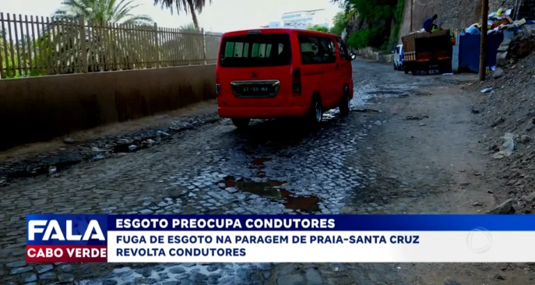 ESGOTO PREOCUPA CONDUTORES