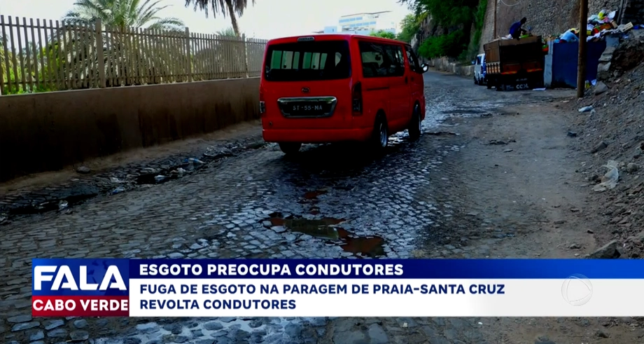 ESGOTO PREOCUPA CONDUTORES