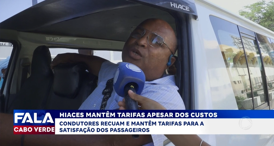 HIACES MANTÊM TARIFAS APESAR DOS CUSTOS