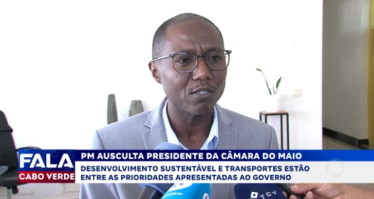PM AUSCULTA PRESIDENTE DA CÂMARA DO MAIO