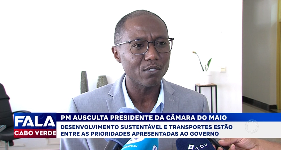 PM AUSCULTA PRESIDENTE DA CÂMARA DO MAIO