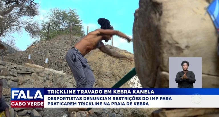 TRICKLINE TRAVADO EM KEBRA KANELA