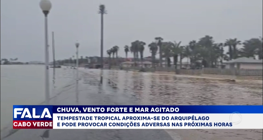 CHUVA, VENTO FORTE E MAR AGITADO