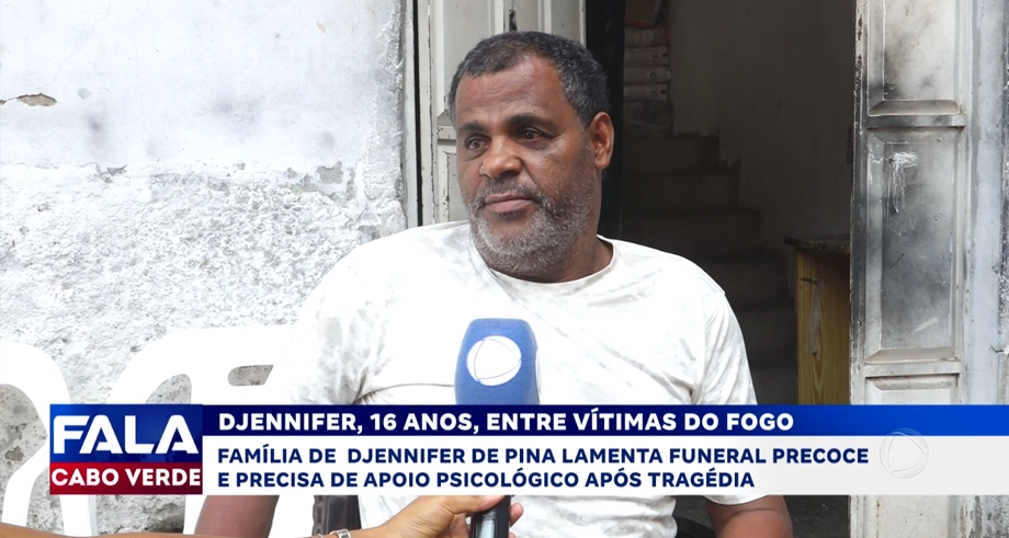 DJENNIFER, 16 ANOS, ENTRE VÍTIMAS DO FOGO
