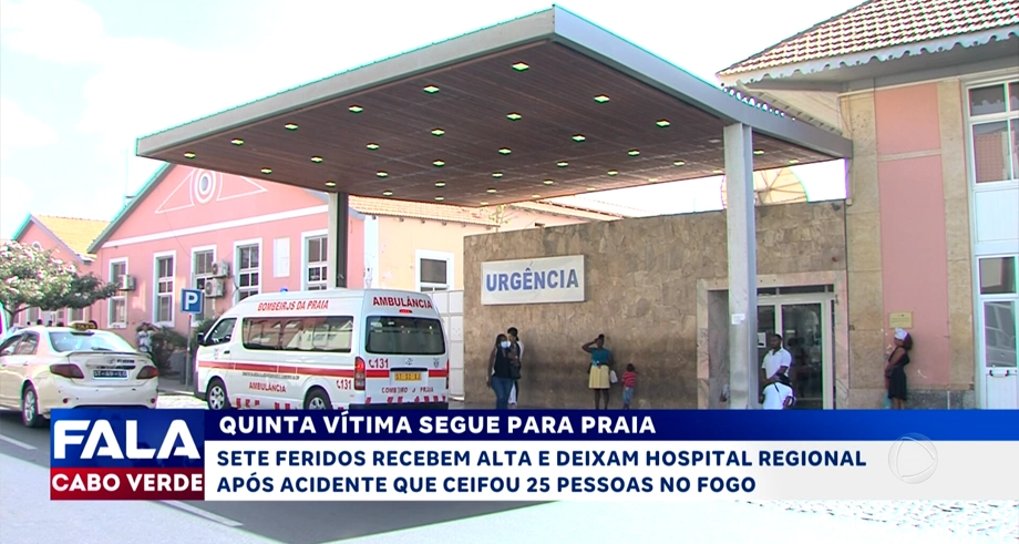 QUINTA VÍTIMA SEGUE PARA PRAIA