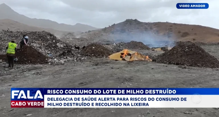 RISCO CONSUMO DO LOTE DE MILHO DESTRUÍDO