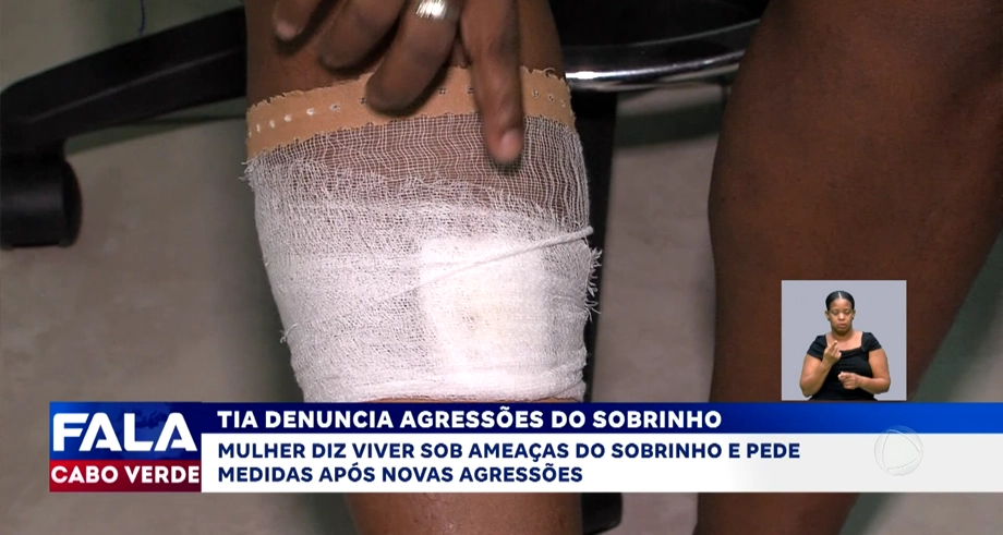 TIA DENUNCIA AGRESSÕES DO SOBRINHO