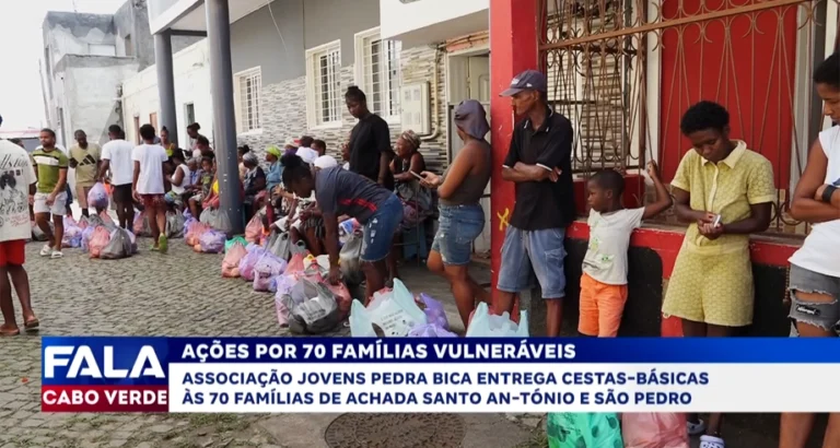 AÇÕES POR 70 FAMÍLIAS VULNERÁVEIS
