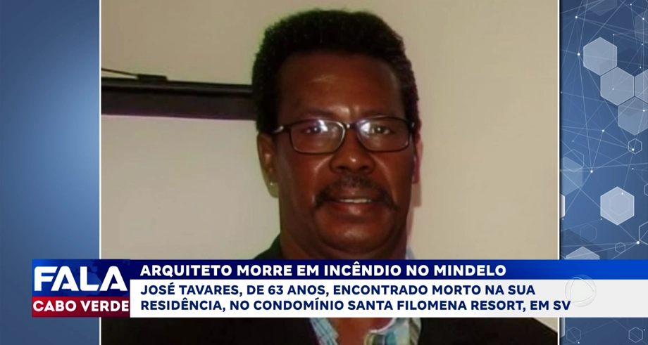 ARQUITETO MORRE EM INCÊNDIO NO MINDELO
