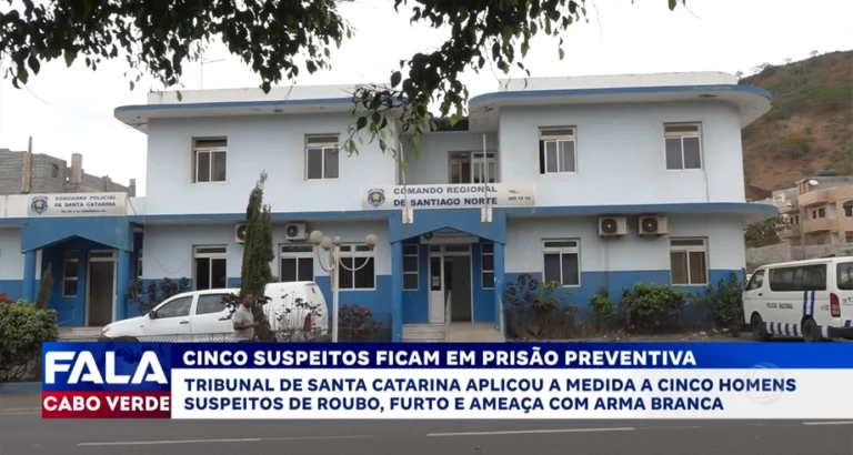 CINCO SUSPEITOS FICAM EM PRISAO PREVENTIVA