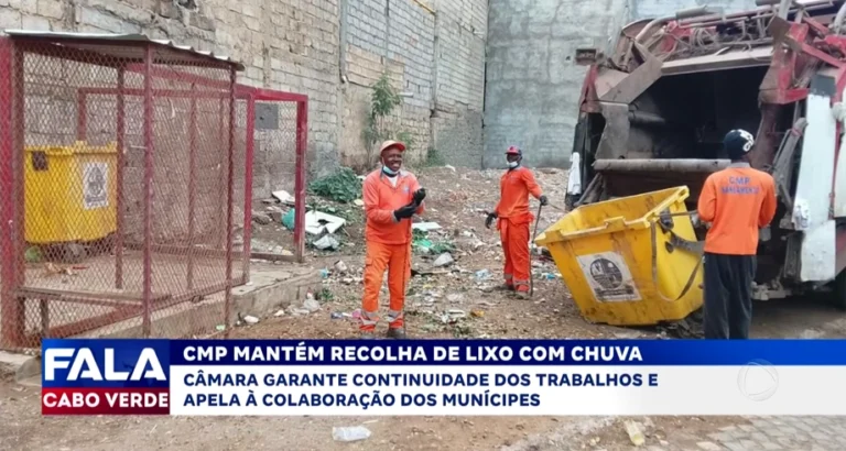 CMP MANTÉM RECOLHA DE LIXO COM CHUVA