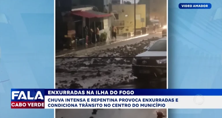 ENXURRADAS NA ILHA DO FOGO