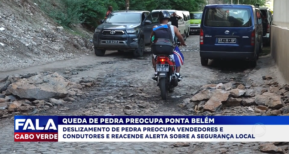 QUEDA DE PEDRA PREOCUPA PONTA BELÉM