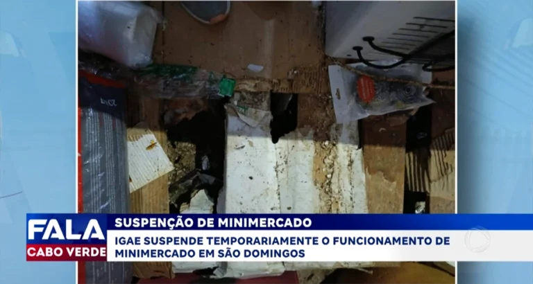 SUSPENÇÃO DE MINIMERCADO