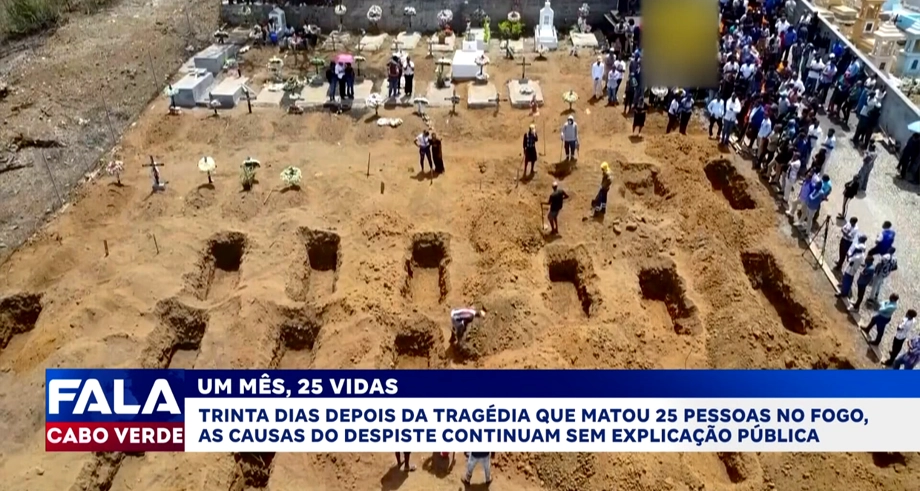 “UM MÊS, 25 VIDAS”