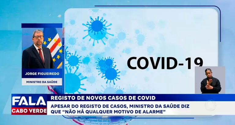 REGISTO DE NOVOS CASOS DE COVID